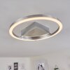 Buren Lámpara de Techo LED Níquel-mate, 1 luz