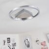 Buren Lámpara de Techo LED Níquel-mate, 1 luz