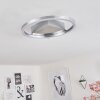 Buren Lámpara de Techo LED Níquel-mate, 1 luz