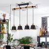 Tatodere Lámpara Colgante Marrón, Negro, 4 luces