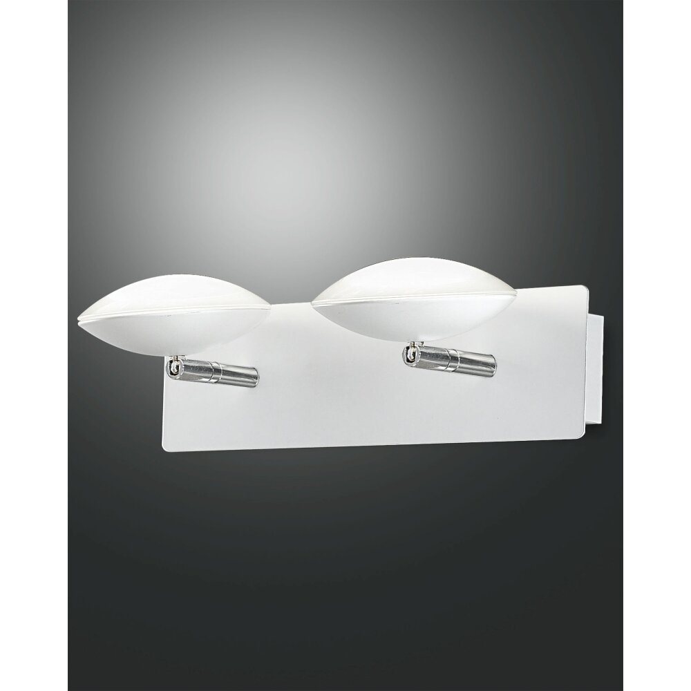 Fabas Luce Hale Aplique LED Cromo, Blanca, 2 luces main product photo