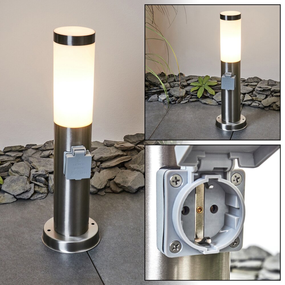 Sessa Poste de Jardín Níquel-mate, 1 luz main product photo