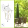 Brilliant Crown Aplique para exterior Blanca, 1 luz