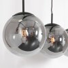 Steinhauer Bollique Lámpara Colgante Negro, 3 luces