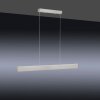 Leuchten-Direkt LOLAsmart-NILA Lámpara Colgante LED Aluminio, 2 luces, Mando a distancia, Cambia de color