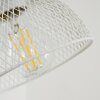 Orny Lámpara de Techo Crudo, Blanca, 1 luz