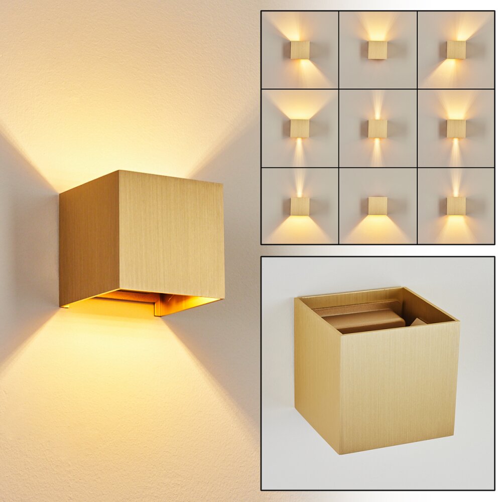 Badajoz Aplique dorado, 1 luz main product photo