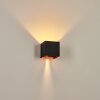 Badajoz Aplique Cobre, Negro, 1 luz