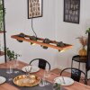 Gressot Lámpara Colgante Antiguo, Crudo, Níquel-mate, 4 luces