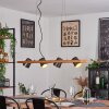 Gressot Lámpara Colgante Antiguo, Crudo, Níquel-mate, 4 luces