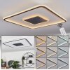 Kolo Lámpara de Techo LED Antracita, Blanca, 1 luz, Mando a distancia