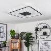 Kolo Lámpara de Techo LED Antracita, Blanca, 1 luz, Mando a distancia