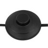 Globo ILGA Lámpara de Pie Negro, 1 luz