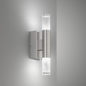 Fischer-Honsel Nyra Aplique LED Níquel-mate, 2 luces