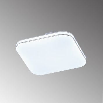 Fischer-Honsel Porto Lámpara de Techo LED Blanca, 1 luz