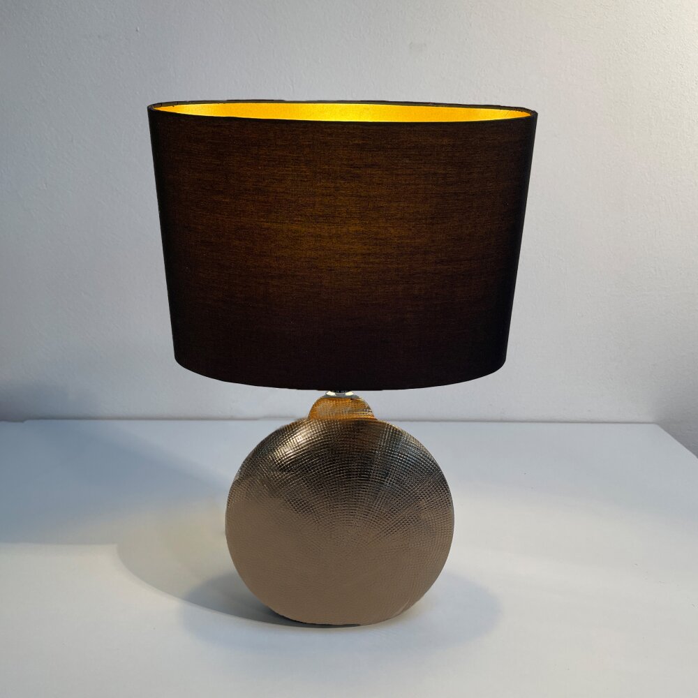 Fischer-Honsel Foro Lámpara de mesa Bronce, 1 luz main product photo