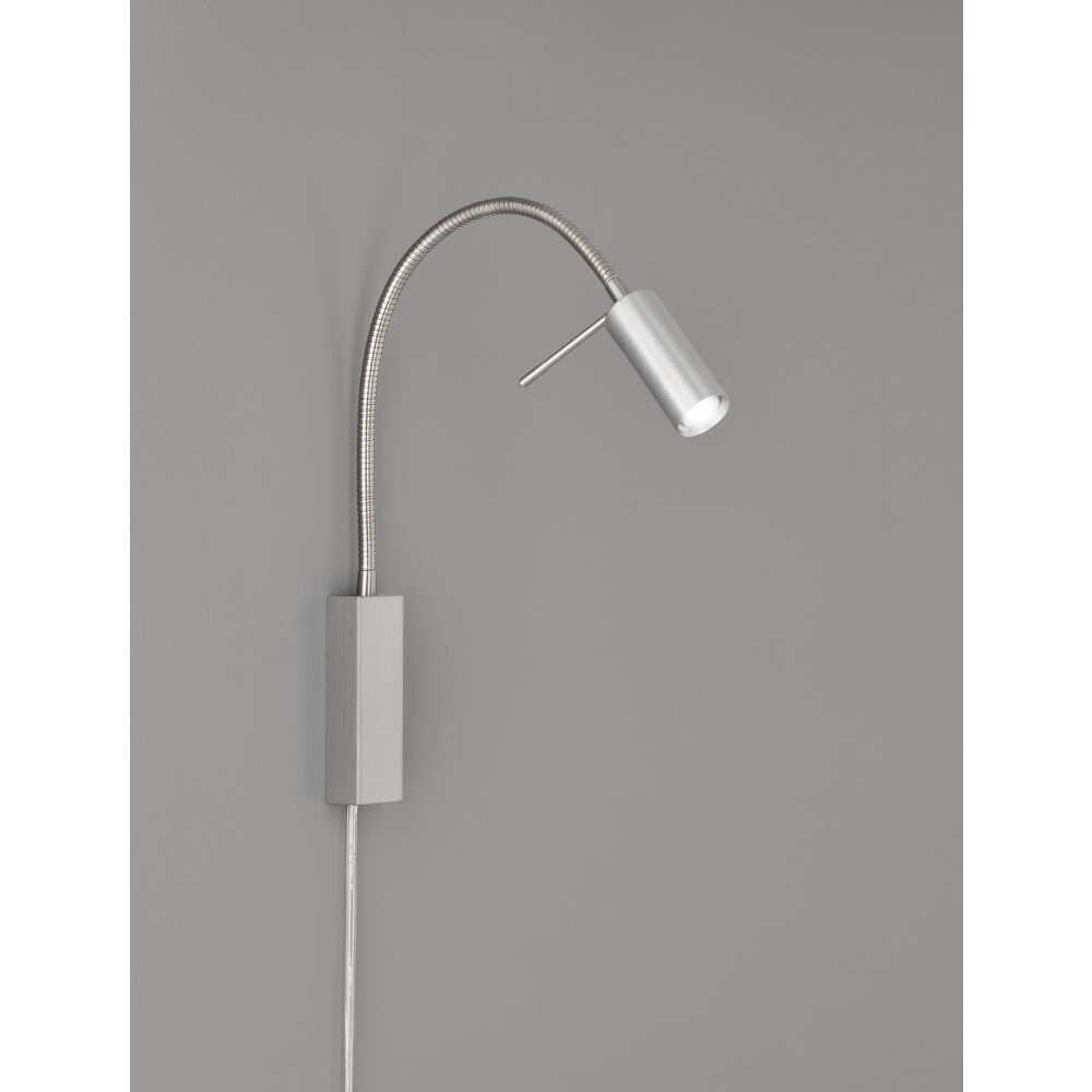 Fischer-Honsel River Lámpara de mesa LED Níquel-mate, 1 luz main product photo