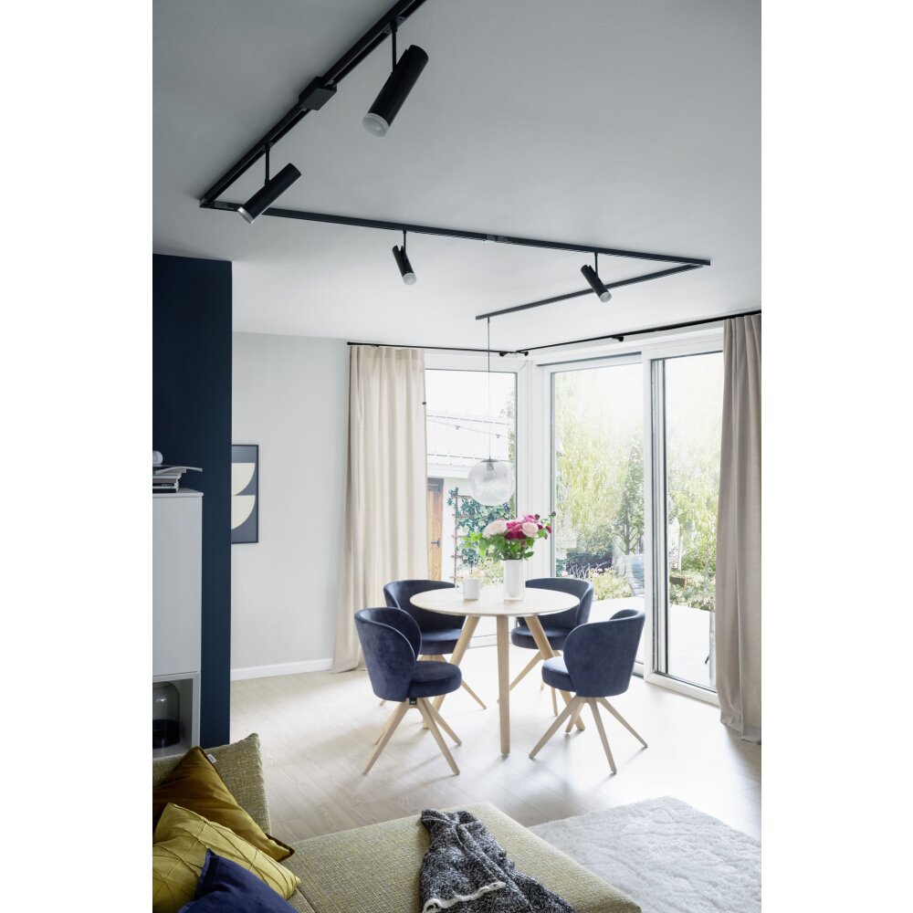 SCHÖNER-WOHNEN-Kollektion HV-Track Lina Stina Foco de techo LED Negro, 1 luz main product photo