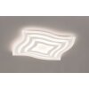 Fischer-Honsel Gorden Lámpara de Techo LED Blanca, 1 luz, Mando a distancia