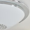 Pratteln Lámpara de Techo LED Cromo, 1 luz