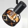 Tarasp Lámpara de Techo Negro, 2 luces