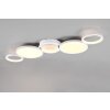 Trio-Leuchten Salsa Lámpara de Techo LED Blanca, 1 luz