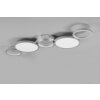 Trio-Leuchten Salsa Lámpara de Techo LED Titanio, 1 luz
