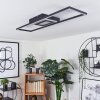 Taleta Lámpara de Techo LED Negro, Blanca, 1 luz