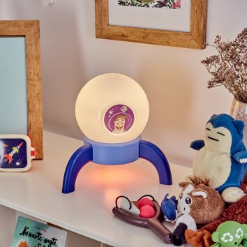 Rougemont Lámpara de mesa LED Azul, 1 luz