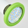 Cabri Lámpara de Techo LED Cromo, Verde, Blanca, 1 luz