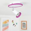 Cabri Lámpara de Techo LED Cromo, Lila, Blanca, 1 luz