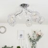 Saxeten Lámpara de Techo Cromo, 5 luces