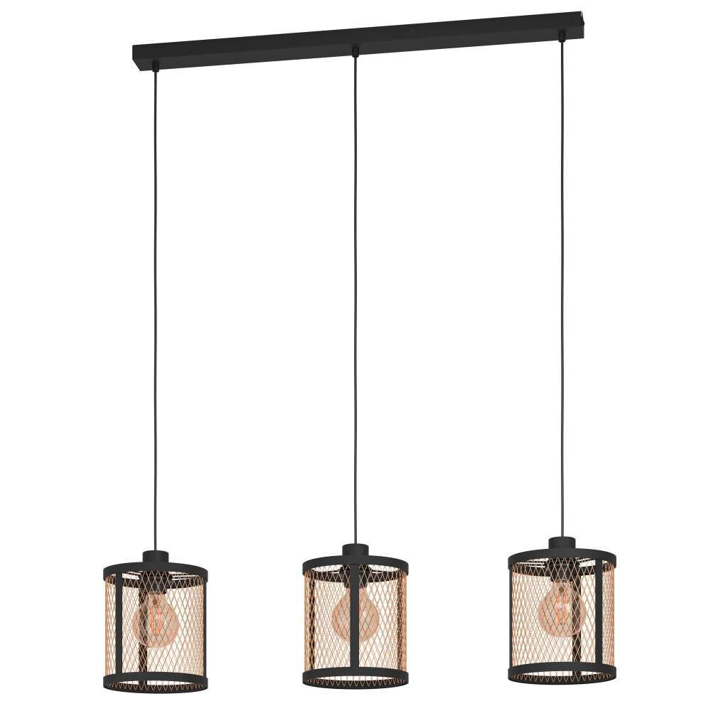 Eglo-Leuchten DELLOW Lámpara Colgante Negro, 3 luces main product photo