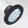 Cabri Lámpara de Techo LED Cromo, Negro, Blanca, 1 luz