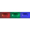 Leuchten Direkt LOLA-MIKE Lámpara de Techo LED Acero inoxidable, 2 luces, Mando a distancia, Cambia de color
