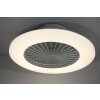 Globo TRAVO Ventilador de techo LED Blanca, 1 luz, Mando a distancia