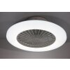 Globo TRAVO Ventilador de techo LED Blanca, 1 luz, Mando a distancia