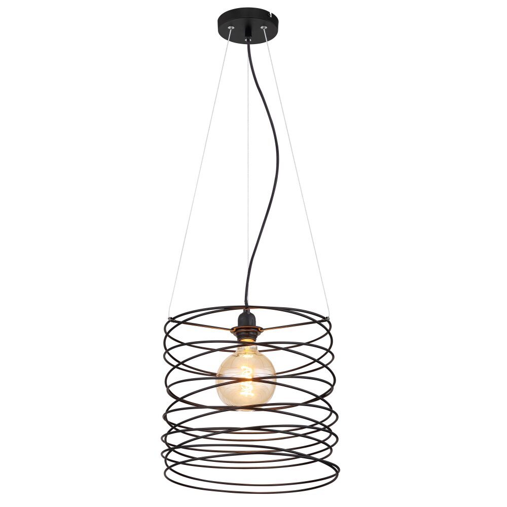 Globo TILLY Lámpara Colgante Negro, 1 luz main product photo