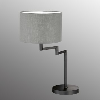 Fischer & Honsel Rota Lámpara de mesa Negro, 1 luz