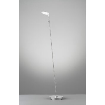 Fischer & Honsel Dent Lámpara de Pie LED Níquel-mate, 1 luz