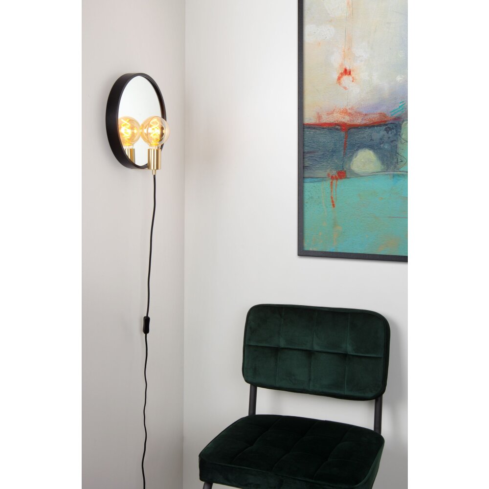 Lucide REFLEX Aplique Negro, 1 luz main product photo