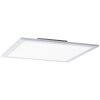 Brilliant Flat Lámpara de Techo LED Plata, 1 luz, Mando a distancia