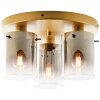 Brilliant Osaki Lámpara de Techo dorado, 3 luces
