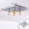 Octoraro Lámpara de Techo Plata, 4 luces