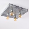 Octoraro Lámpara de Techo Plata, 4 luces