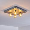Octoraro Lámpara de Techo Plata, 4 luces