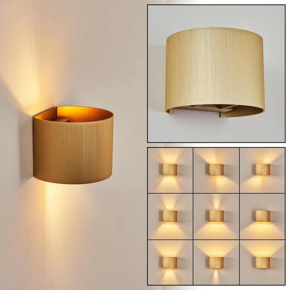 Badajoz Aplique dorado, 1 luz main product photo