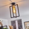 Bergo Lámpara de Techo Negro, 1 luz