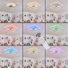 Lithgow Lámpara de Techo LED Plata, 2 luces, Mando a distancia, Cambia de color