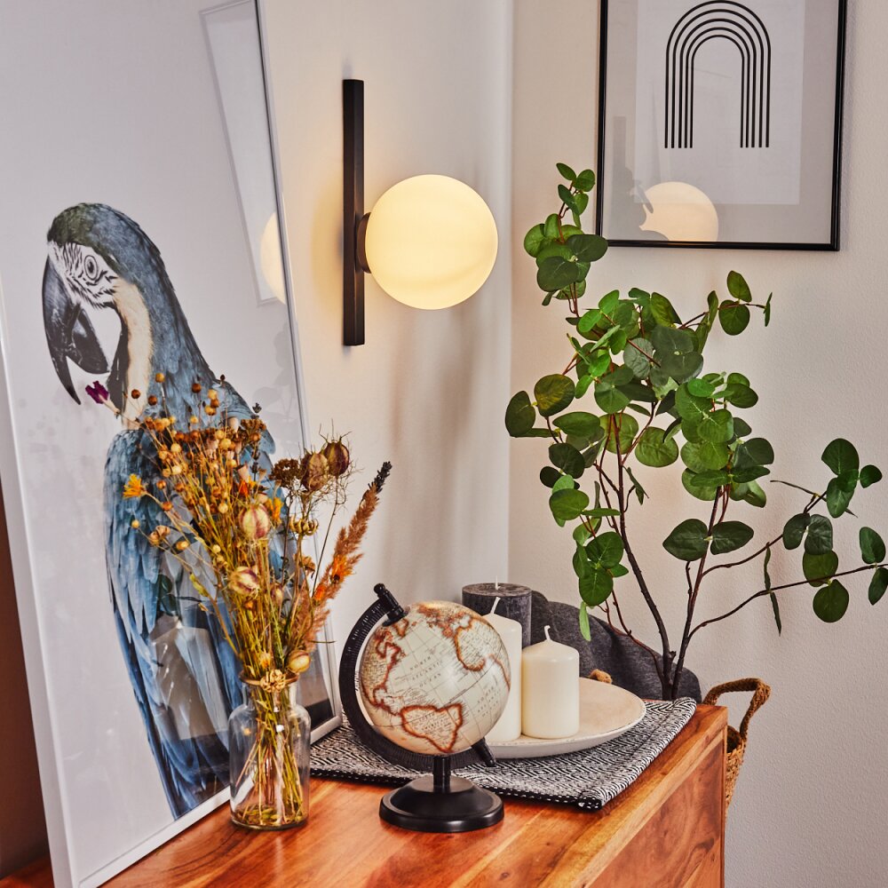 Chamouscady Aplique Negro, 1 luz main product photo